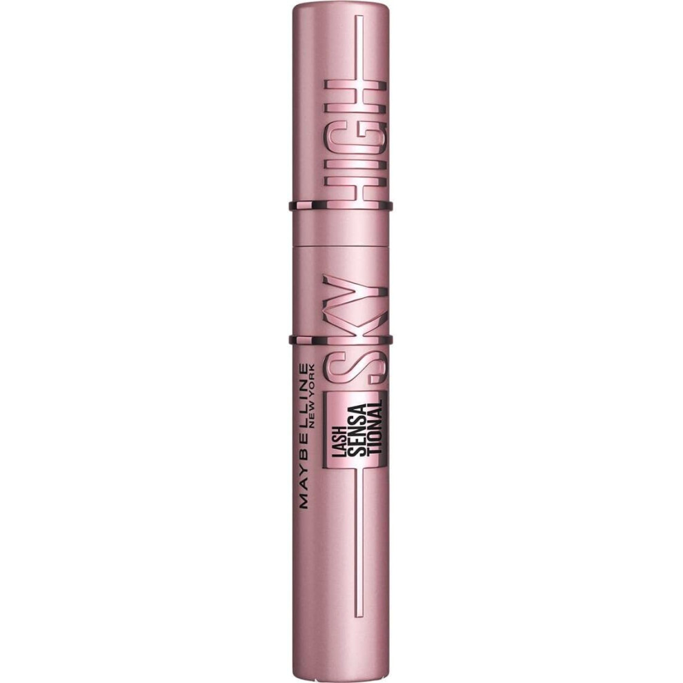 Maybelline New York Lash Sensational Sky High Mascara Volumising & Lengthening Mascara, Bamboo Extract & Fibres, 7 ml, Shade: 01, Black