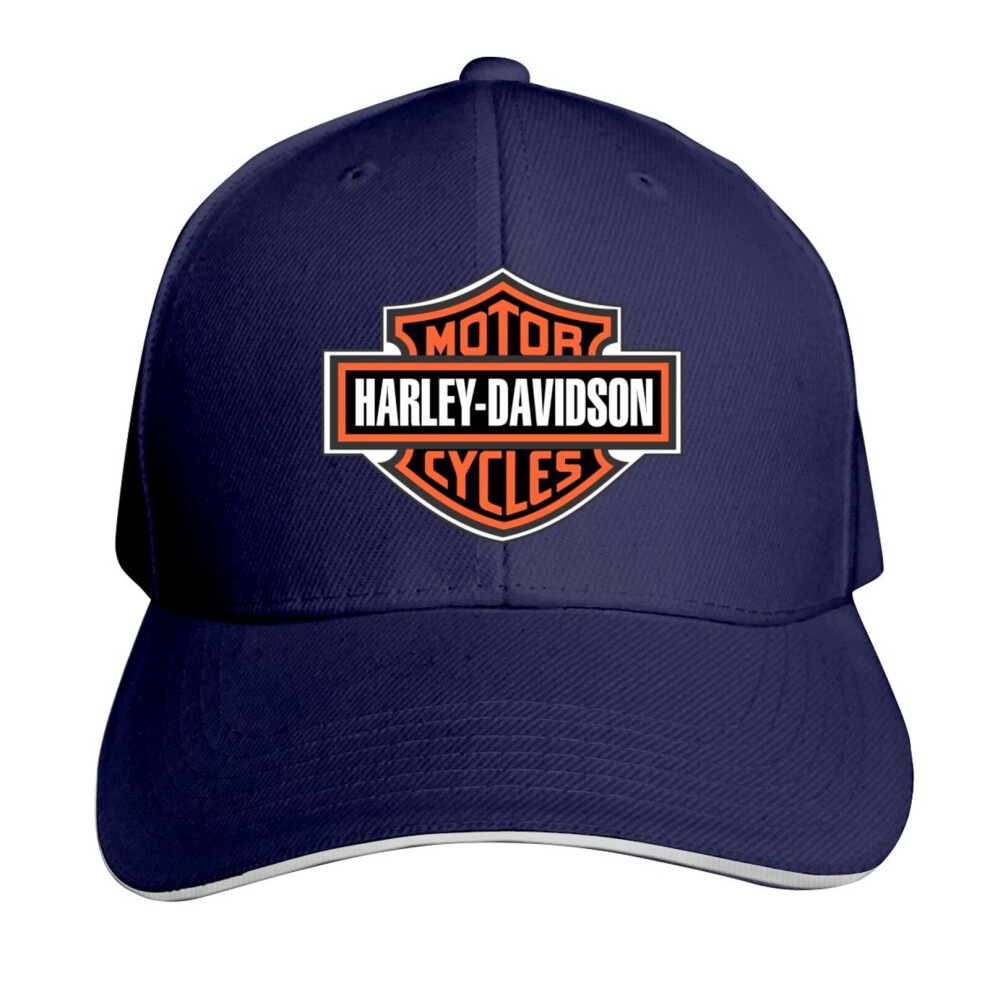 (Navy) Harley Davidson Unisex Adjustable Baseball Cap Hat