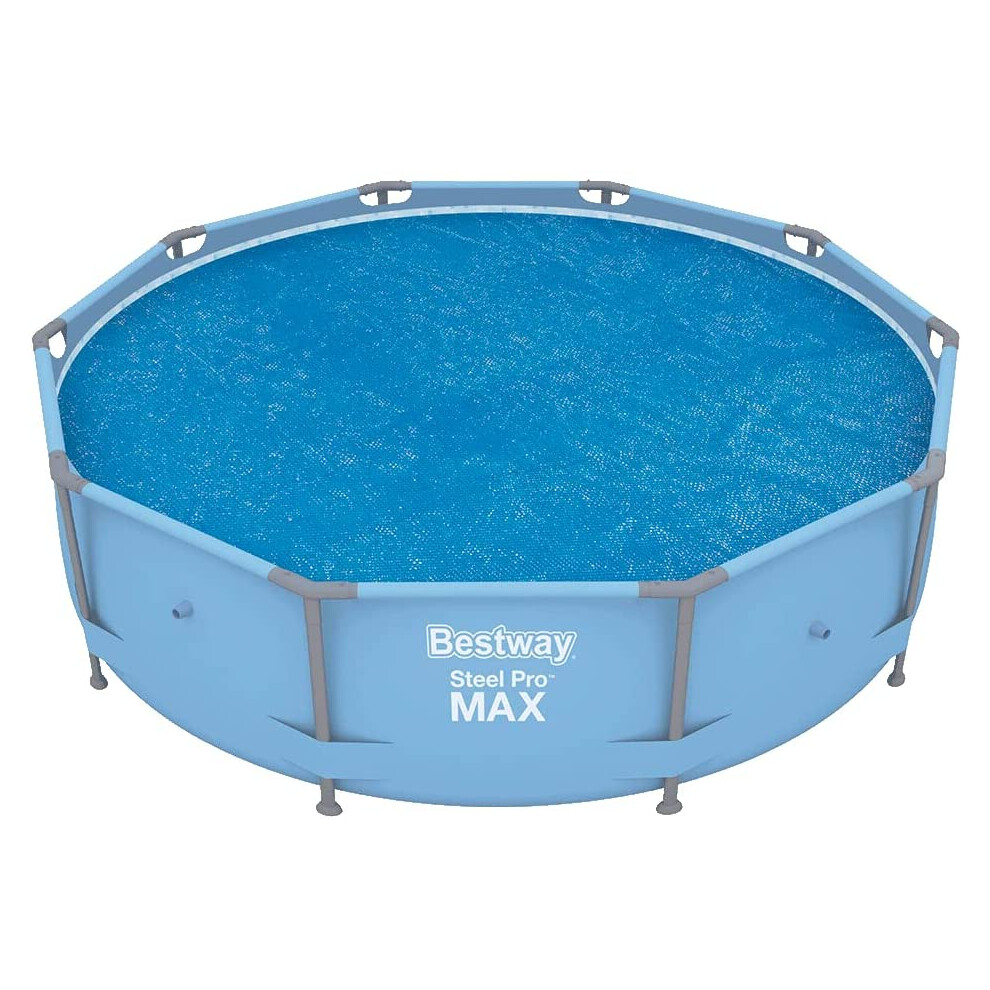 Bestway Steel Solar Heat Cover 10ft ROUND SWIMMING POOL PADDLING