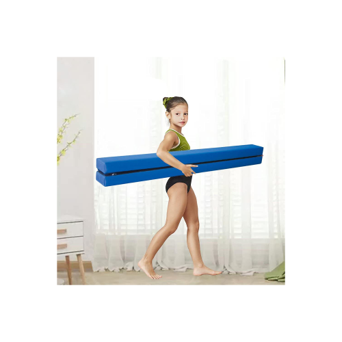 Dripex (Light Blue) 7FT Folding Gymnastics Balance Beam 2