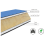 Dripex (Light Blue) 7FT Folding Gymnastics Balance Beam 6