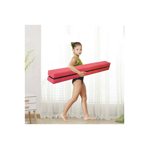 Dripex (Pink) 7FT Folding Gymnastics Balance Beam 2