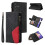 Case For Samsung Galaxy A55 5G With Card Slot Stand Two-color Stitching Nine Card Slots Kickstand Protective Zipper Wallet Style 1