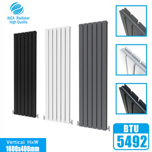 AICA Clearance Sale Flat Panel Radiator Double White 1600x408mm 1