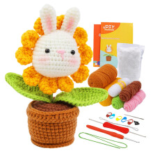 (Rabbit) Crochetta Crochet Kit Diy Animal Crochet Kit Crochet Starter Kit For Beginners