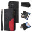 Case For Samsung Galaxy A34 5G With Card Slot Stand Two-color Stitching Kickstand Protective Zipper Wallet Style Nine Card Slots 1