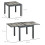 Outsunny Outsunny Extendable Outdoor Dining Table Aluminium Rectangle Patio Table Grey 2