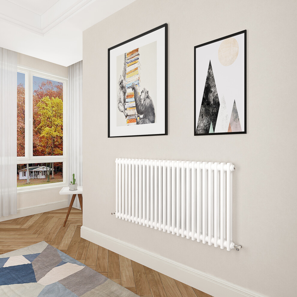 Aica Clearance Sale Cast Iron 2 Column Radiator White 600X1190mm