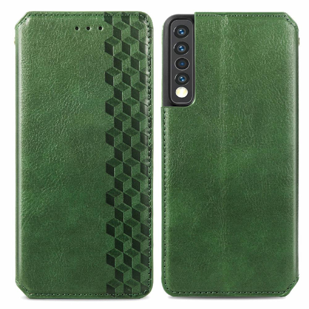 (Green) Case For Lg Stylo 7 4G Fashion Design Leather Case Wallet Function Flip Cover Exquisite Business Green 764762557263