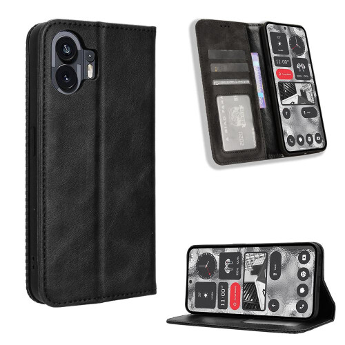 Case For Nothing Phone 2 Magnetic Closure Wallet PU Leather