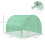 Outsunny Outsunny 3 x 3 x 2 m Polytunnel Greenhouse Pollytunnel Tent Steel Frame Green 2
