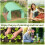 Outsunny Outsunny 3 x 3 x 2 m Polytunnel Greenhouse Pollytunnel Tent Steel Frame Green 7