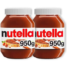 Nutella Chocolate Spread, Hazelnut, for Pancakes Porridge 2 x 950g Jar