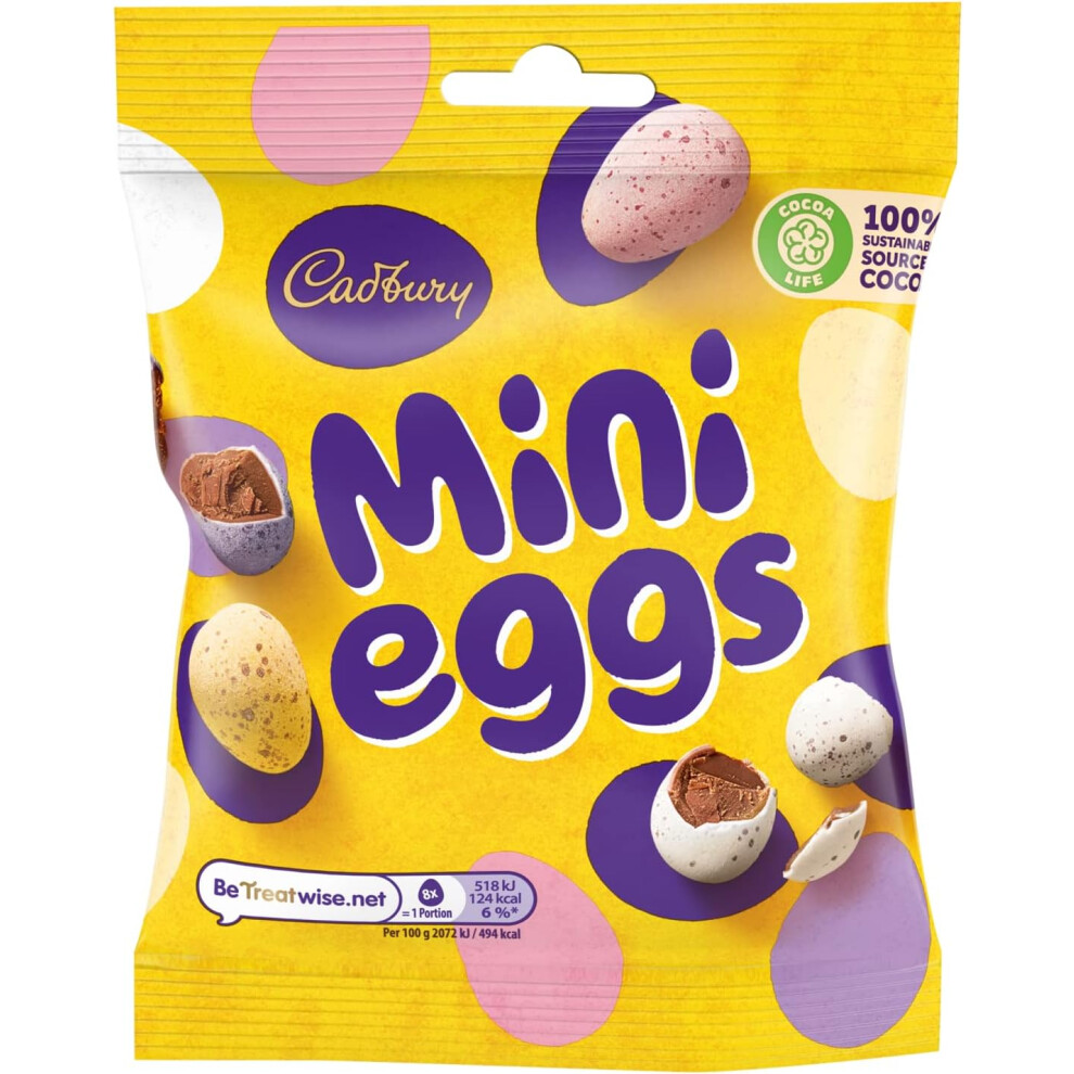 Cadbury Milk Chocolate Easter Mini Eggs 80 Grams