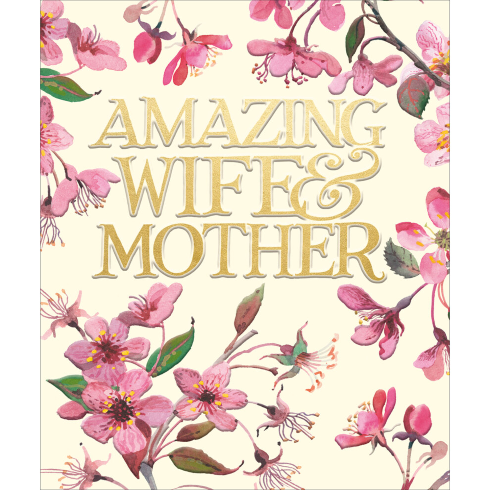Woodmansterne Emma Bridgewater Wife & Mother Bloom Artistic Mother's Day Greeting Card