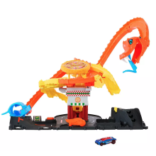Hot Wheels City Let's Race Netflix Cobra Slam Pizza Attack