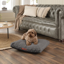 (Light Grey, Small) Slumberdown Paws for Slumber Sherpa Pet Bed UK Made