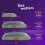 Slumberdown (Light Grey, Medium) Slumberdown Paws for Slumber Sherpa Pet Bed UK Made 9