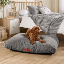 (Light Grey, Large) Slumberdown Paws for Slumber Sherpa Pet Bed UK Made