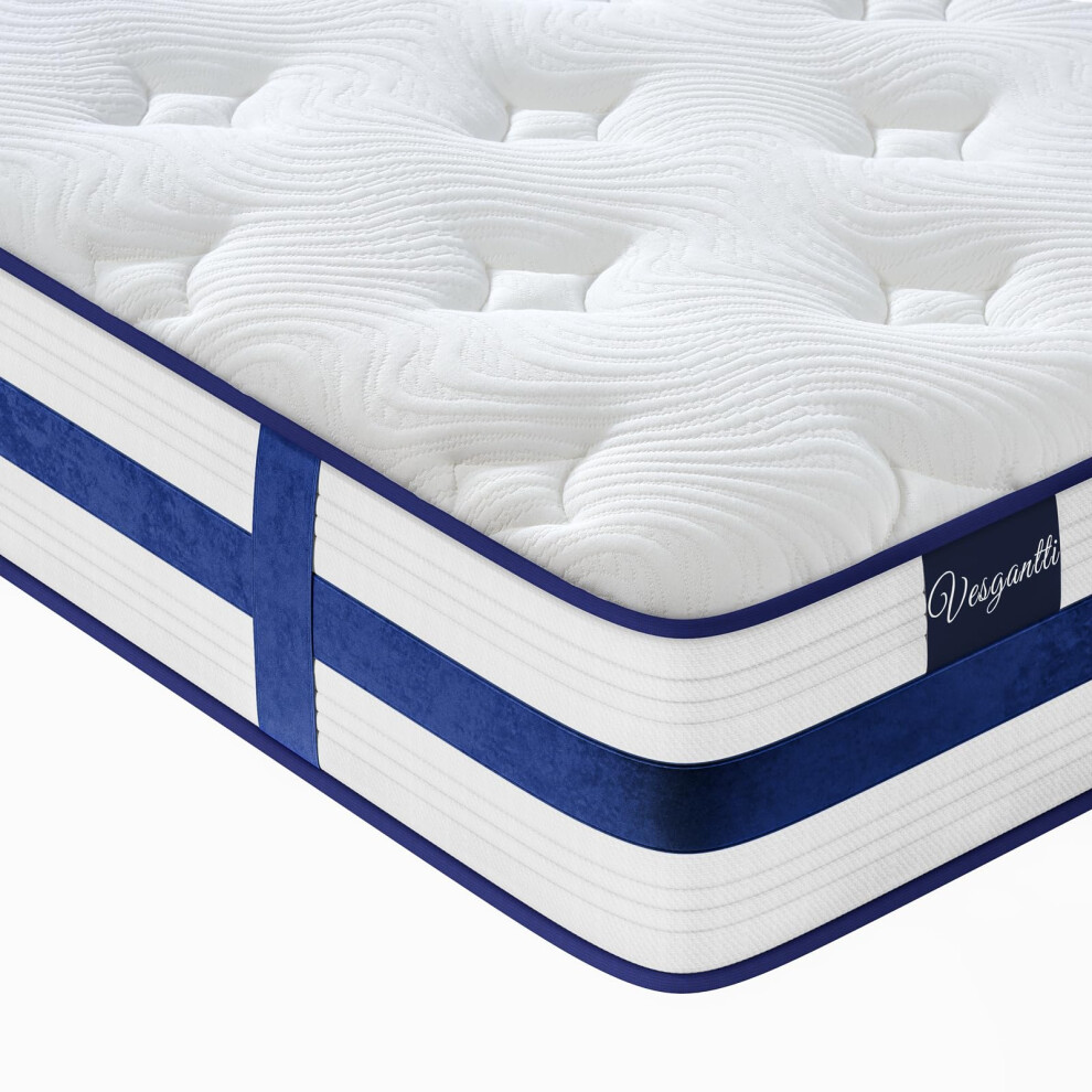 (5FT/King) Memory Foam Hybrid Mattress Enhanced Edge Support