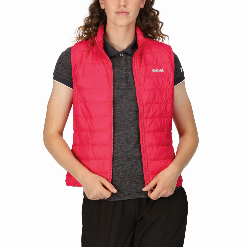 Regatta (10, Potion) Womens Hillpack Quilted Lightweight Insulated Jacket Bodywarmer Gilet Pink