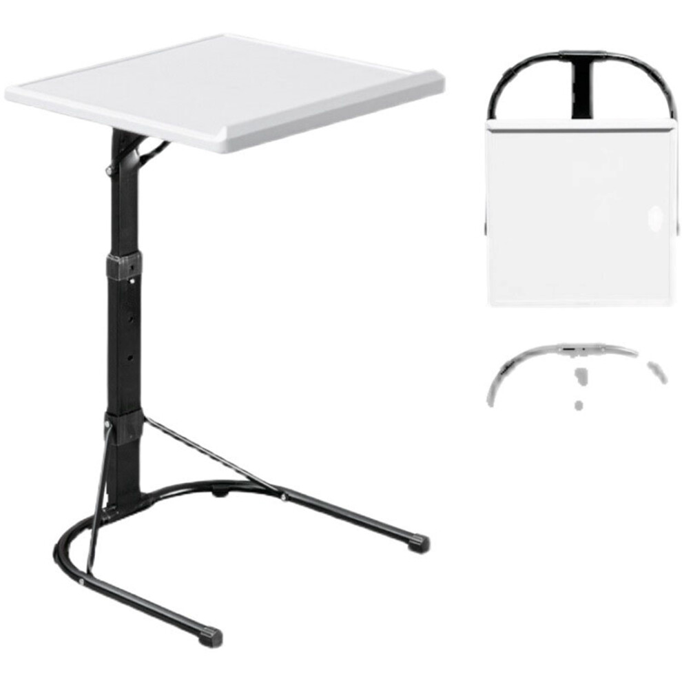 Gr8 Home Folding Laptop Table Sofa Bed Stand Computer Desk Adjustable Tray White