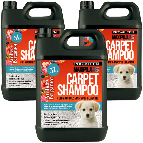 Pro-Kleen (Amber & Bergamot, 15L) Pro-Kleen 5L MAXPlus Carpet Cleaner