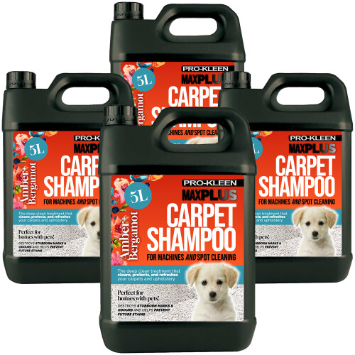 Pro-Kleen (Amber & Bergamot, 20L) Pro-Kleen 5L MAXPlus Carpet Cleaner