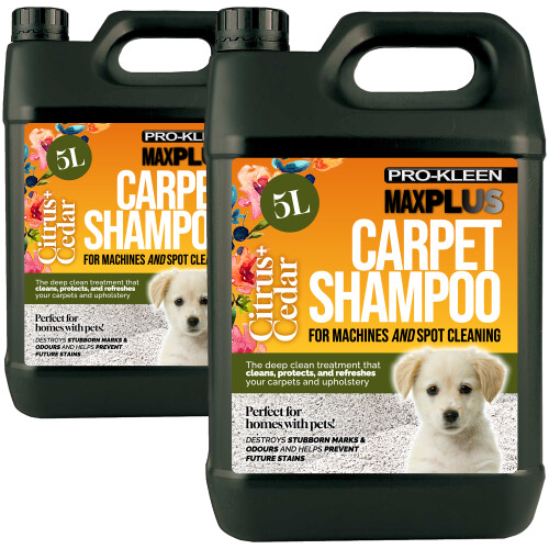 Pro-Kleen (Citrus & Cedar, 10L) Pro-Kleen 5L MAXPlus Carpet Cleaner