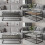 URBN Living Glass Display Top Coffee Table with Steel Frame Reversible Wooden Storage Shelf 1