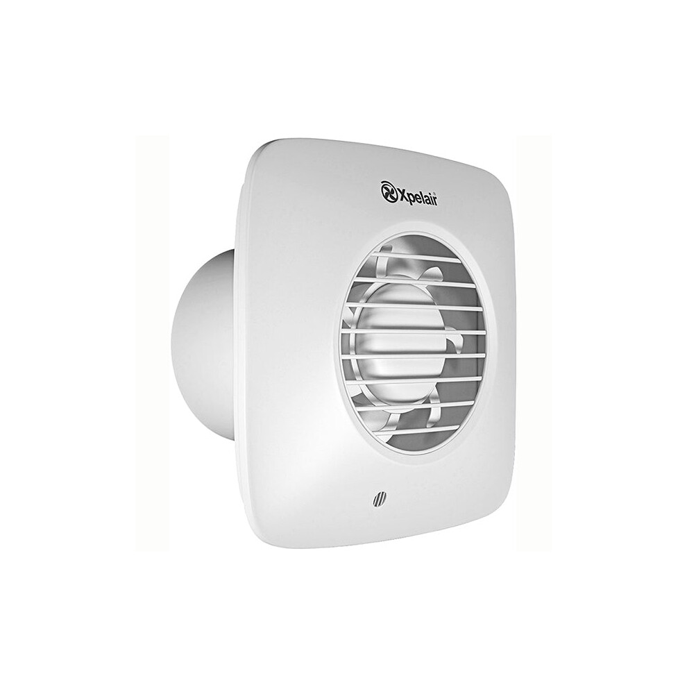 Xpelair Silent DX100BHTS 4" / 100mm Humidistat Square Intermittent Extractor Fan