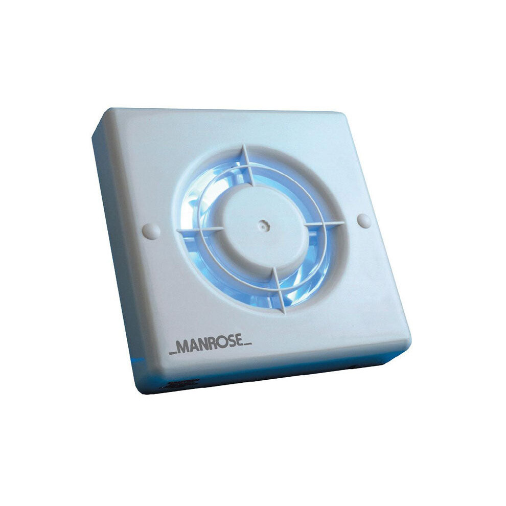 Manrose XF100TP 100mm Axial Extractor Fan with Timer & Pullcord