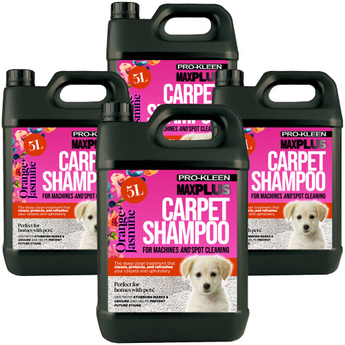 Pro-Kleen (Orange Blossom & Jasmine, 20L) Pro-Kleen 5L MAXPlus Carpet Cleaner