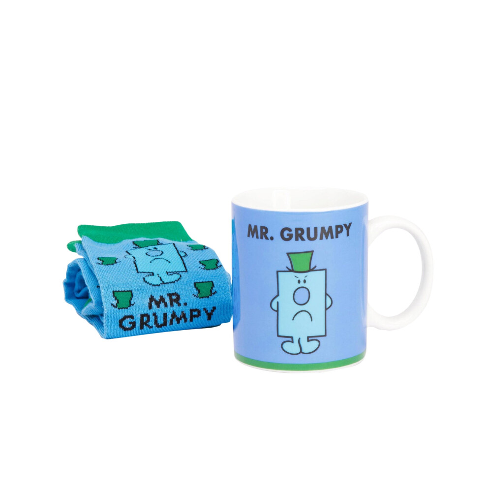 Mr Mr Grumpy Mug And Sock Set Men's 312Ml