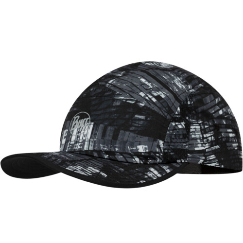 Buff (SM, Black) Buff Unisex 5 Panel Go Run Adjustable Cap Hat - Black