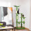 PawHut PawHut 142cm Cat Tree with Scratch Posts Hammock Platforms Toy Balls, Green 8