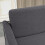 Homcom HOMCOM Double Seat Sofa Linen Upholstery Loveseat Couch w/ Armrests, Dark Grey 2