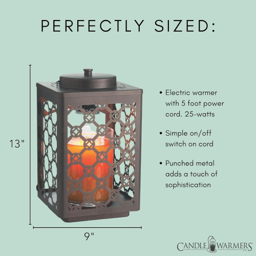 Carriage Candle Warmer Lantern - Oil Rubbed Bronze 2
