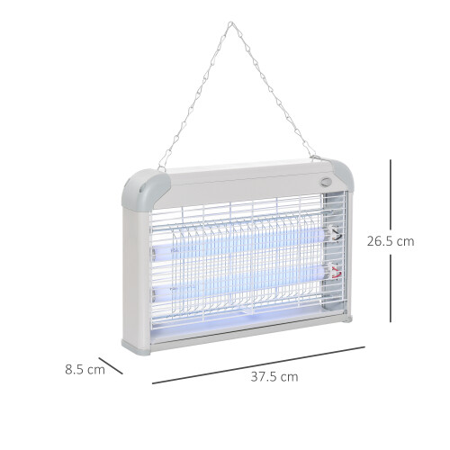 Outsunny Outsunny 20W Mosquito Killer Electric Insect Fly Pest Control Bug Zapper Trap UV 1