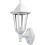 Traditional Style IP44 Rated White Outdoor Security Wall Light Lantern with PIR Motion Detector Sensor, E27 LED GLS Fitting 1