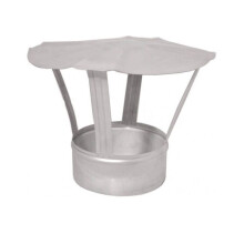 (125mm) 80mm Galvanised Steel Chimney Cowl