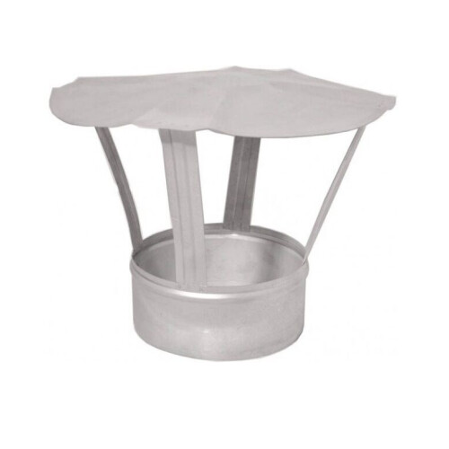 (80mm) 80mm Galvanised Steel Chimney Cowl