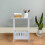 Small Bedside Table Cabinet Side End Coffee Table Nightstand Storage 5