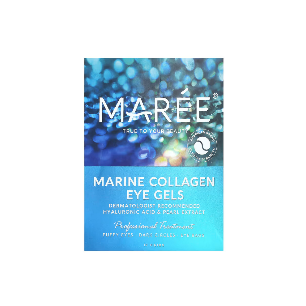 Marã©E Dark Marine Collagen Eye Gels, 12 Pairs, 36G