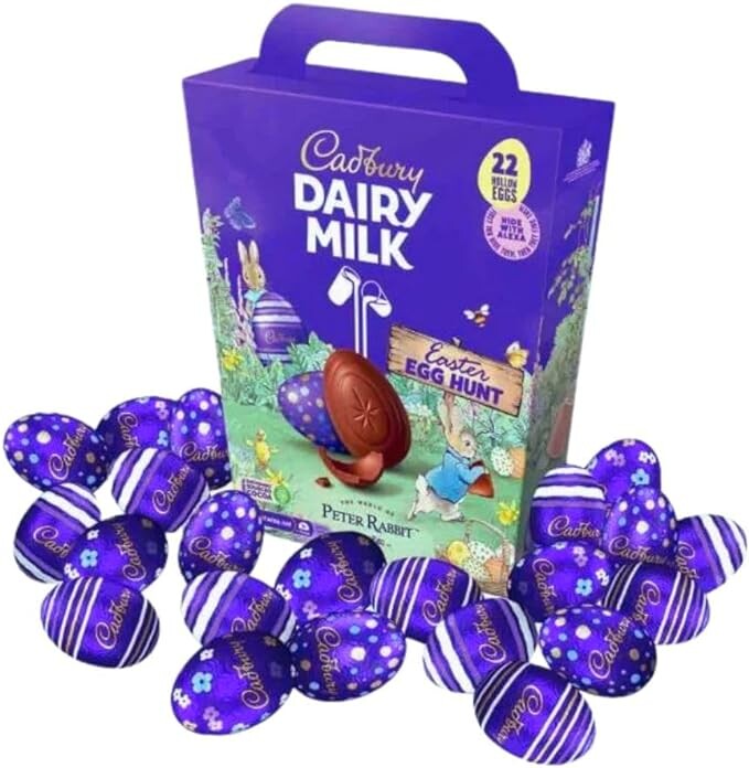 SOOLAR Cadbury Dairy Milk Easter Egg Hunt 317g Easter Egg Chocolate