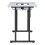 Rollaway Folding Craft & Sewing Table Black/White Sewing Online 13399 5