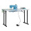 Rollaway Folding Craft & Sewing Table Black/White Sewing Online 13399 3