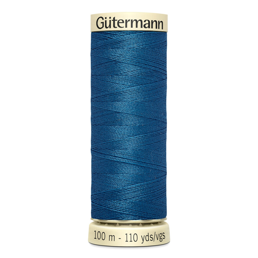 Gutermann Sew-All Thread 110yd-Mineral Blue 100P-636