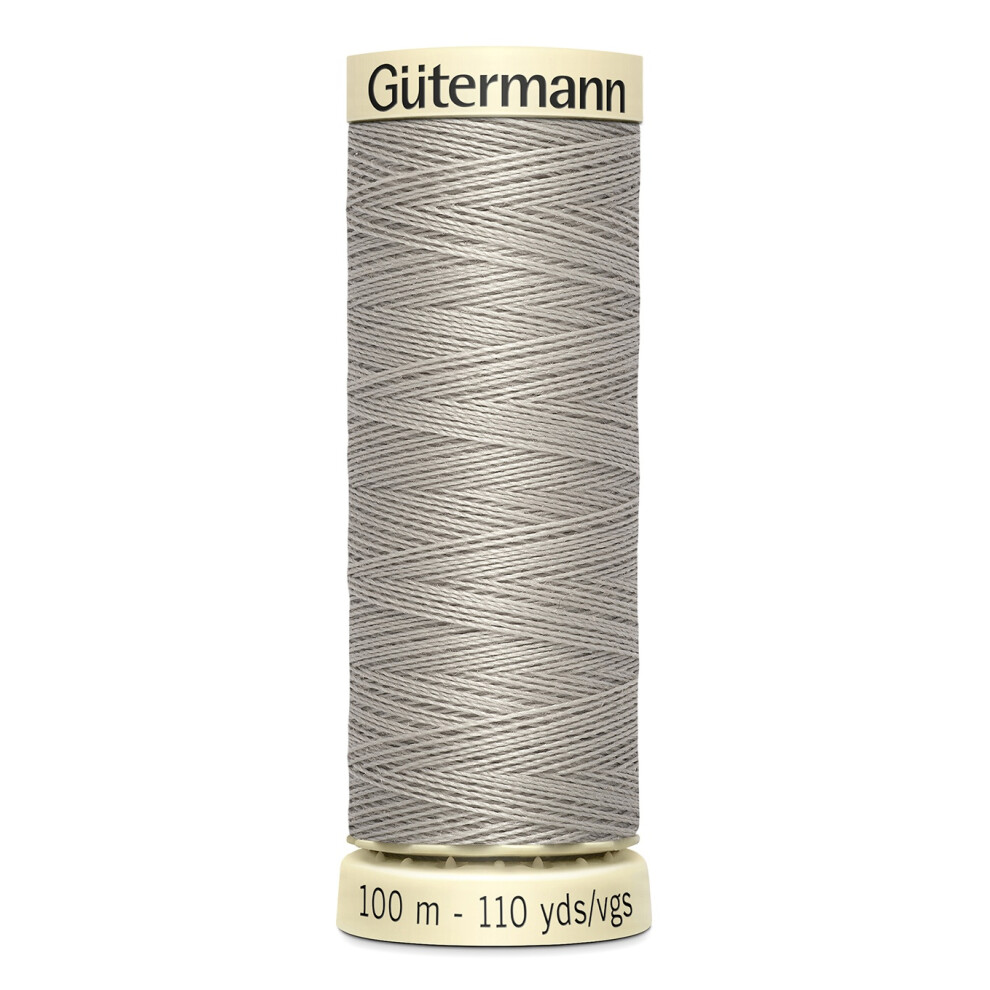 Gutermann Sew-All Thread 110yd-Light Nickel 100P-513