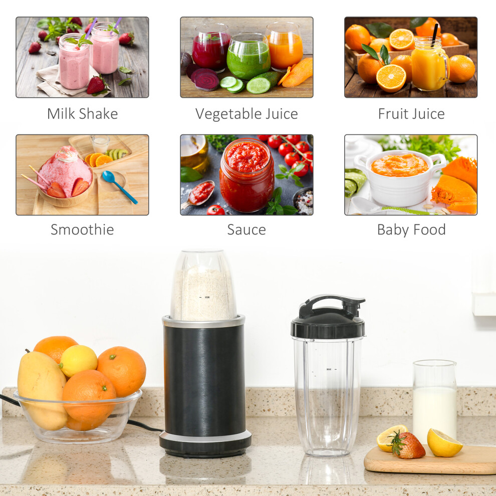 homcom-countertop-blender-1000w-smoothie-maker-with-0-7l-and-0-35l-mix-cup